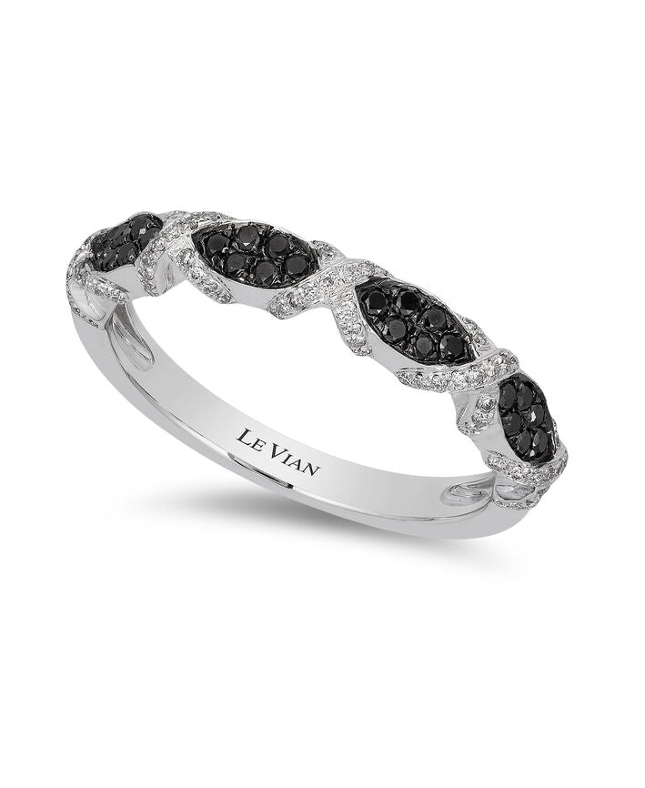 1/3 cts White Diamond Ring in 14K White Gold by Le Vian - BirthStone.com