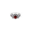 LeVian® Ring Passion Ruby? Vanilla Diamonds® Chocolate Diamonds® 14K White Gold