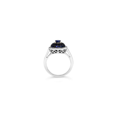 NEW LeVian® Ring Vanilla Diamonds®  Blueberry Sapphire? 14K Vanilla Gold®