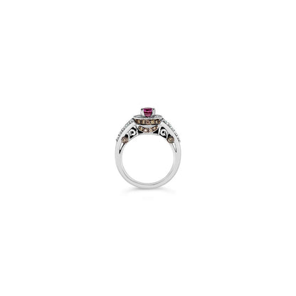 1 1/4 cts Purple Sapphire and Diamond Ring in 14K White Gold by Le Vian - BirthStone.com