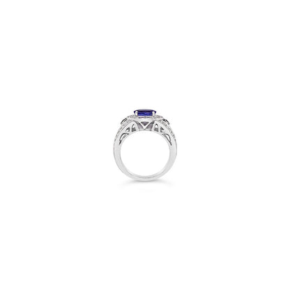 LeVian® Ring Tanzanite Chocolate Diamonds® Vanilla Diamonds® 14K Vanilla Gold®