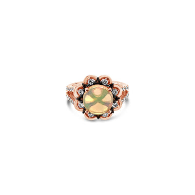 NEW LeVian® Ring Opal Nude Diamonds Chocolate Diamonds® 14K Strawberry Gold®