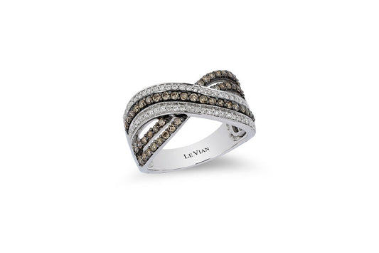 3/4 cts White Diamond Ring in 14K White Gold by Le Vian - BirthStone.com