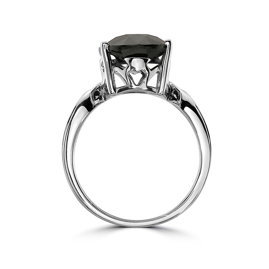 8 cts Black Sapphire Ring in Sterling Silver Plated Sterling Silver by Le Vian - BirthStone.com