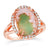 Le Vian Ring featuring Aquaprase Candy, Vanilla Topaz set in Strawberry Gold Plated Sterling Silver