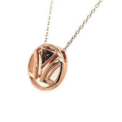 2/3 cts Brown Smoky Quartz Necklace in Sterling Silver Plated Rose Gold by Le Vian - BirthStone.com