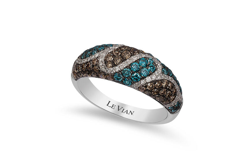 1 cts White Diamond Ring in 14K White Gold by Le Vian - BirthStone.com