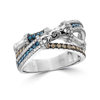 7/8 cts White Diamond Ring in 14K White Gold by Le Vian - BirthStone.com