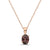 3/4 cts Purple Spinel Necklace in 14K Rose Gold by Birthstone