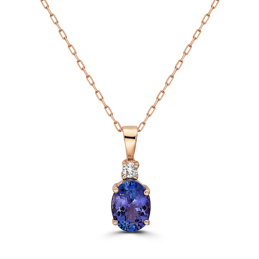 Tanzanite Necklaces | Shop Gold and Silver Tanzanite Necklaces