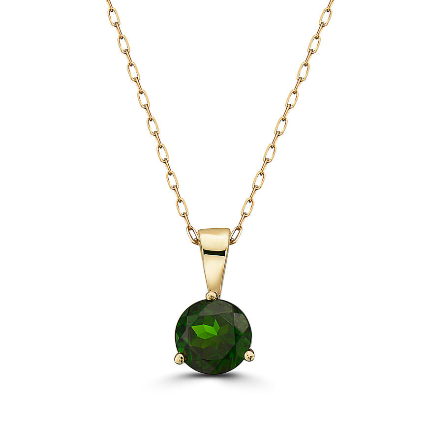 Chocolate Sapphire and offers Russian Diopside Pendant Necklace - new!!