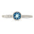 LeVian Ring featuring Aquamarine White Diamonds set in 14K White Gold
