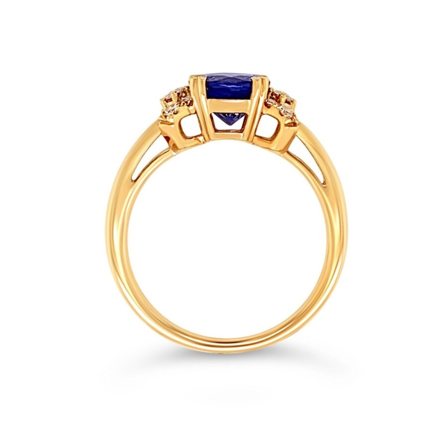 LeVian Ring featuring Tanzanite Nude Diamonds set in 14K Rose Gold