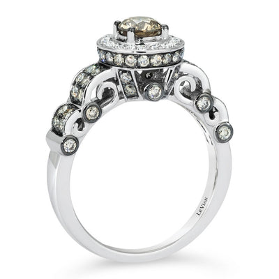 14K WHITE GOLD DIAMOND  RING