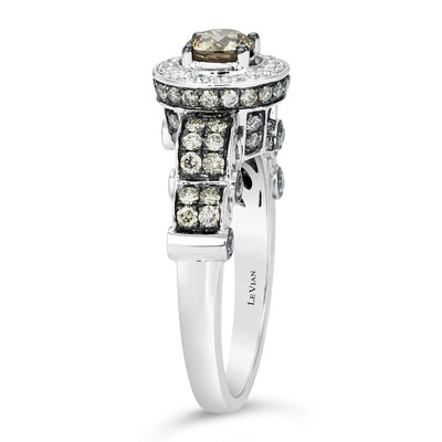 14K WHITE GOLD DIAMOND  RING