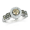 14K WHITE GOLD DIAMOND  RING