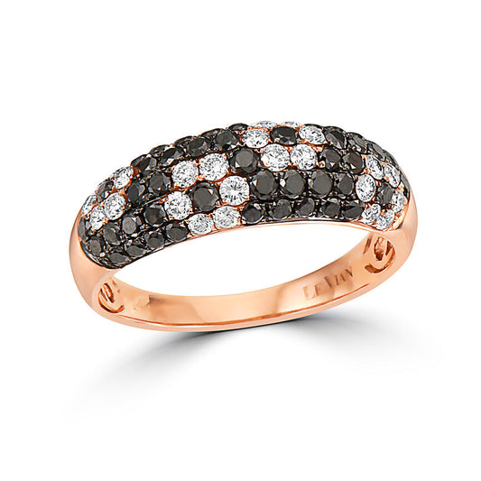 1 1/4 cts White Diamond Ring in 14K Rose Gold by Le Vian - BirthStone.com