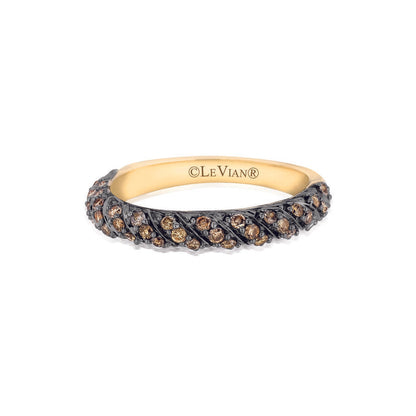 3/8 cts Chocolate Diamond Ring in 14K Yellow Gold by Le Vian - BirthStone.com