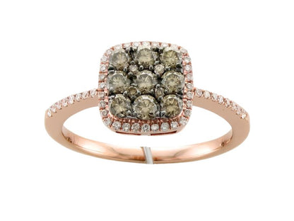 5/8 cts White Diamond Ring in 14K Rose Gold by Le Vian - BirthStone.com