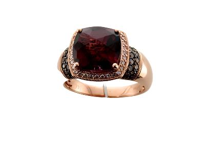 3 3/4 cts Red Rhodolite Cocktail Ring in 14K Rose Gold by Le Vian - BirthStone.com