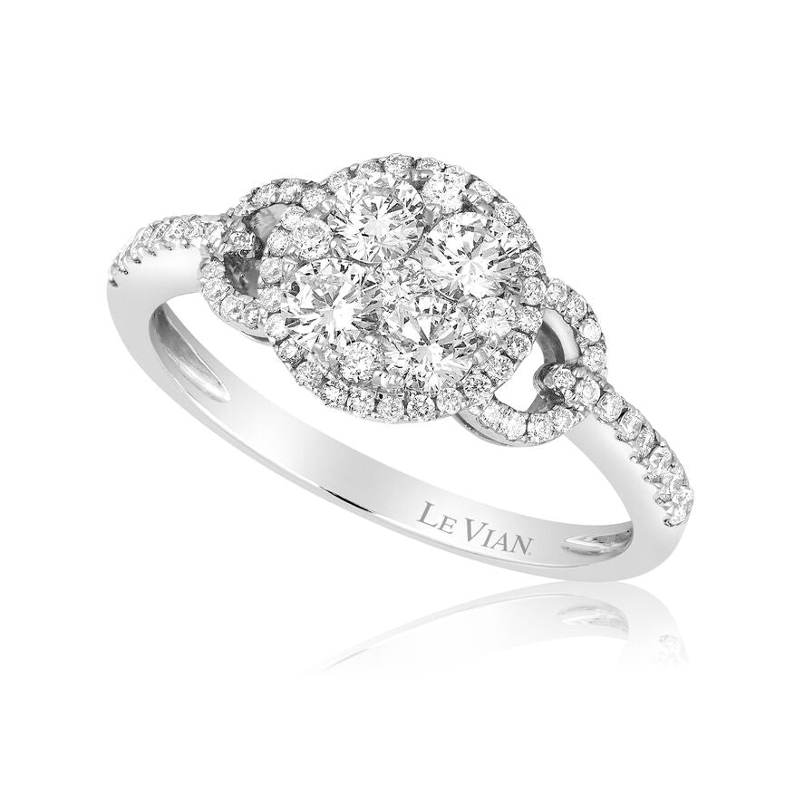 14K WHITE GOLD DIAMOND  RING