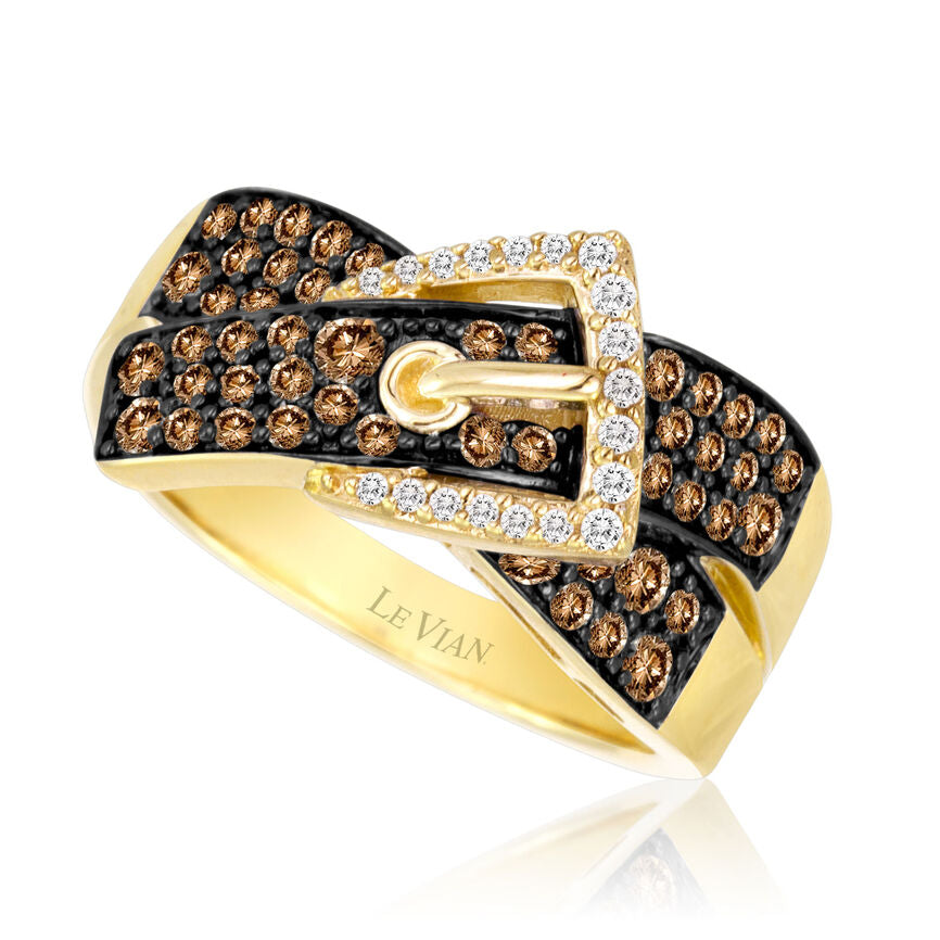 14K YELLOW GOLD DIAMOND  RING