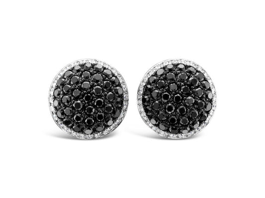 5 1/2 cts Chocolate Diamond Stud Earrings in 14K White Gold by Le Vian - BirthStone.com