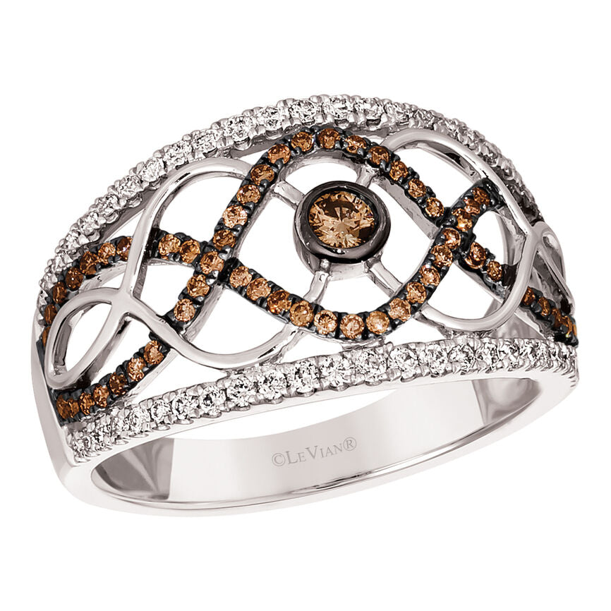 14K WHITE GOLD DIAMOND  RING