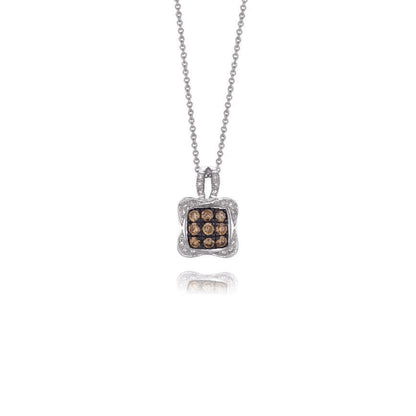 Le Vian Grand Sample Sale Pendant featuring Chocolate Diamonds, White Diamonds set in 14K White Gold - BirthStone.com