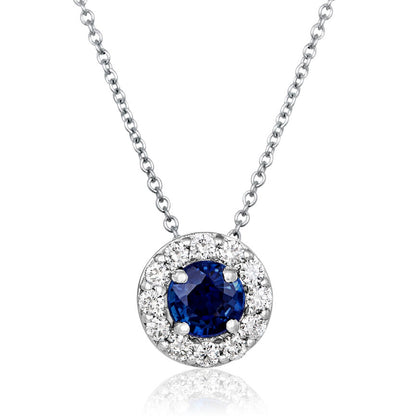 Le Vian Pendant featuring Blueberry Sapphire Vanilla Diamonds set in 14K Vanilla Gold - BirthStone.com