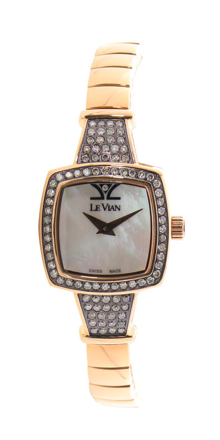 STAINLESS STEEL  GOLD DIAMOND  WATCH