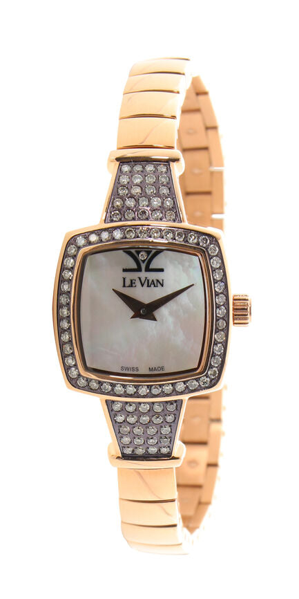 STAINLESS STEEL  GOLD DIAMOND  WATCH