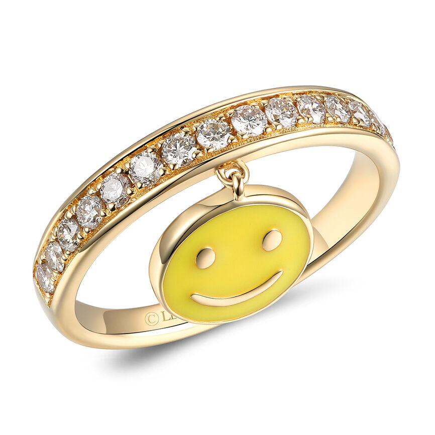 Le Vian Ring featuring Enamel Nude Diamonds set in 14K Honey Gold - BirthStone.com