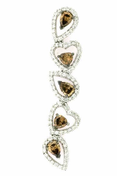 Le Vian Pendant featuring Chocolate Diamonds , Vanilla Diamonds set in 18K Vanilla Gold - BirthStone.com