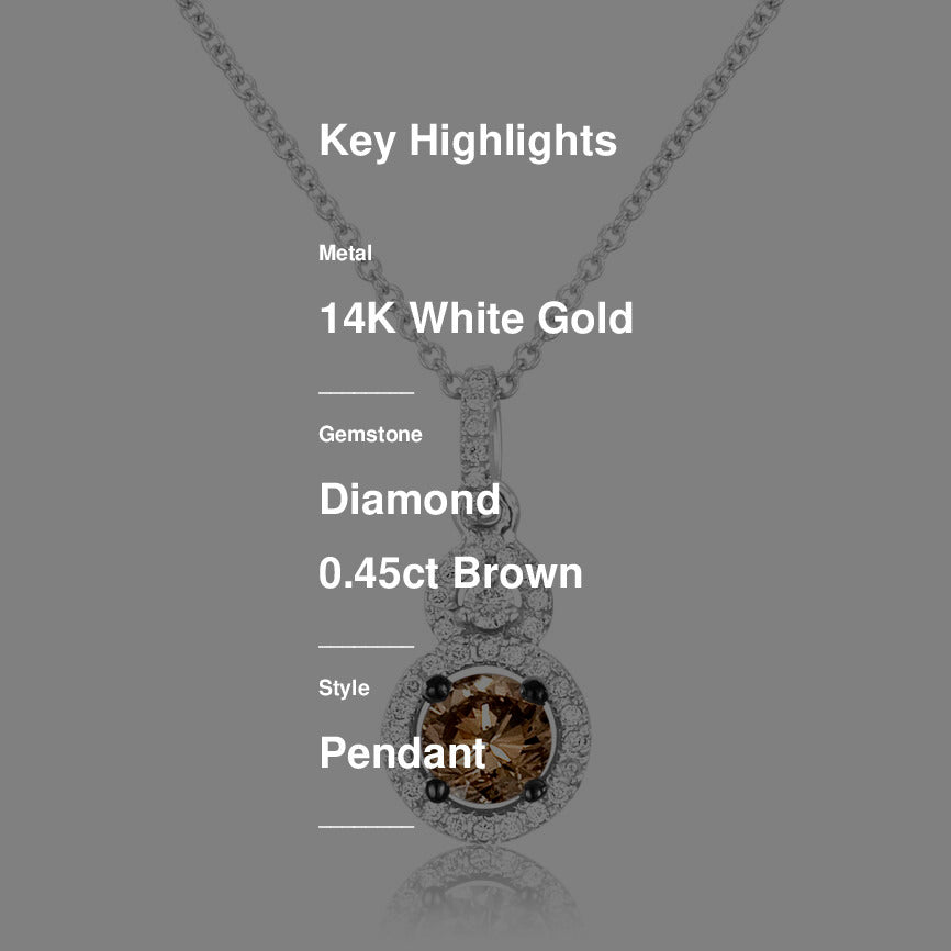 Le Vian Grand Sample Sale Pendant featuring Chocolate Diamonds , Vanilla Diamonds set in 14K Vanilla Gold