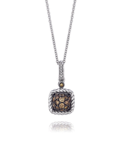 Le Vian Grand Sample Sale Pendant featuring Chocolate Diamonds , Vanilla Diamonds set in 14K Vanilla Gold - BirthStone.com