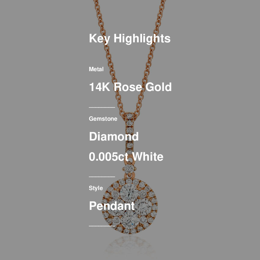 Le Vian Grand Sample Sale Pendant featuring Vanilla Diamonds set in 14K Strawberry Gold