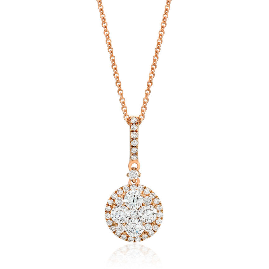 Le Vian Grand Sample Sale Pendant featuring Vanilla Diamonds set in 14K Strawberry Gold - BirthStone.com