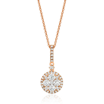 Le Vian Grand Sample Sale Pendant featuring Vanilla Diamonds set in 14K Strawberry Gold - BirthStone.com