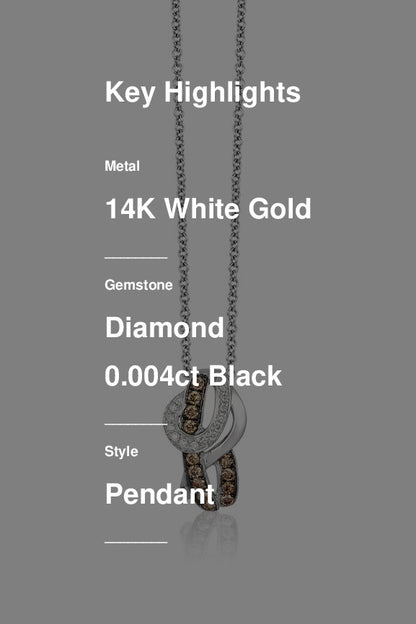Le Vian Grand Sample Sale Pendant featuring Chocolate Diamonds, White Diamonds set in 14K White Gold