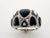 Le Vian Grand Sample Sale Ring featuring Onyx, White Agate Blackberry Diamonds, Vanilla Diamonds set in 14K Vanilla Gold