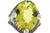 14K WHITE GOLD DIAMOND LEMON QUARTZ, TANZANITE RIN