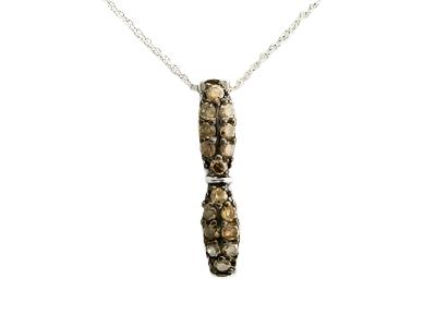 Le Vian Grand Sample Sale Pendant featuring Chocolate Diamonds set in 14K Vanilla Gold - BirthStone.com