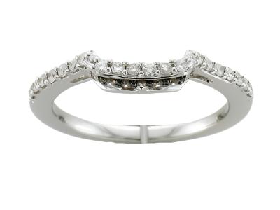 14K WHITE GOLD DIAMOND  RING