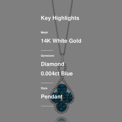 Le Vian Grand Sample Sale Pendant featuring Blueberry Diamonds, Vanilla Diamonds set in 14K Vanilla Gold