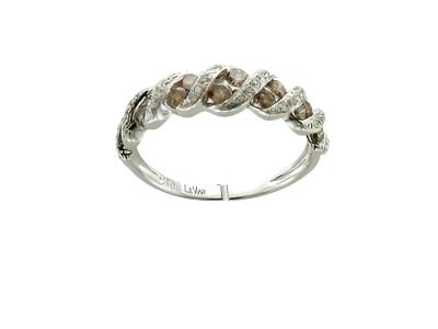 1/2 cts Chocolate Diamond Band Ring in 14K White Gold by Le Vian - BirthStone.com