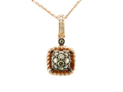 3/8 cts Chocolate Diamond Pendant Necklace in 14K Rose Gold by Le Vian - BirthStone.com