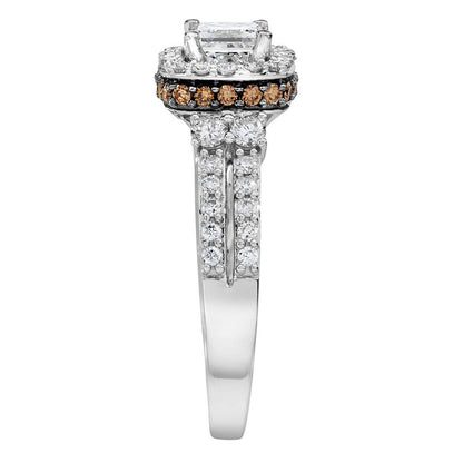 Le Vian Grand Sample Sale Ring featuring Vanilla Diamonds, Chocolate Diamonds set in 14K Vanilla Gold - BirthStone.com