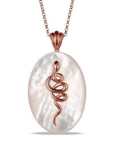 Le Vian Grand Sample Sale Pendant featuring Mother Of Pearl set in Sterling Silver - BirthStone.com