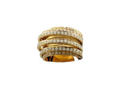 Le Vian Ring featuring Vanilla Diamonds set in 18K Yellow Gold - BirthStone.com